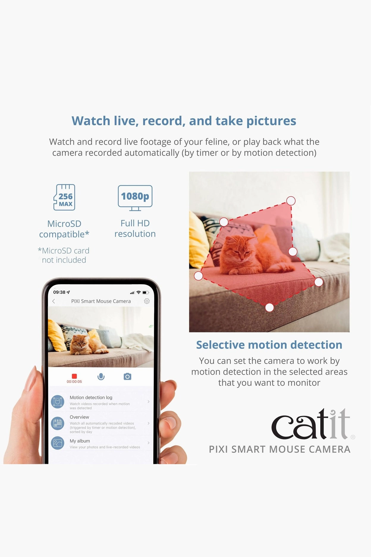 Catit Pixi Smart Mouse Camera