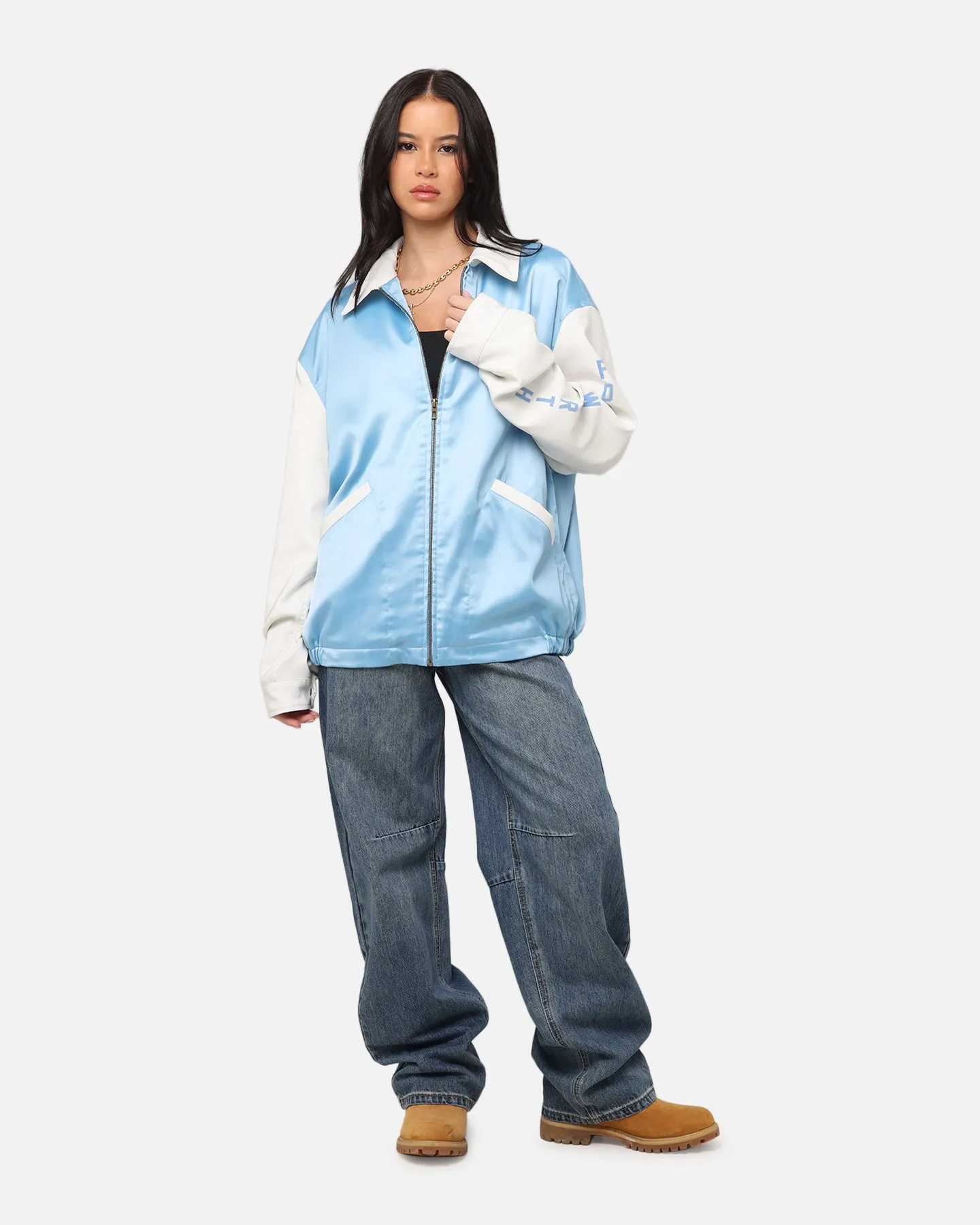 Champion 50's Team Captain Jacket Pale Blue