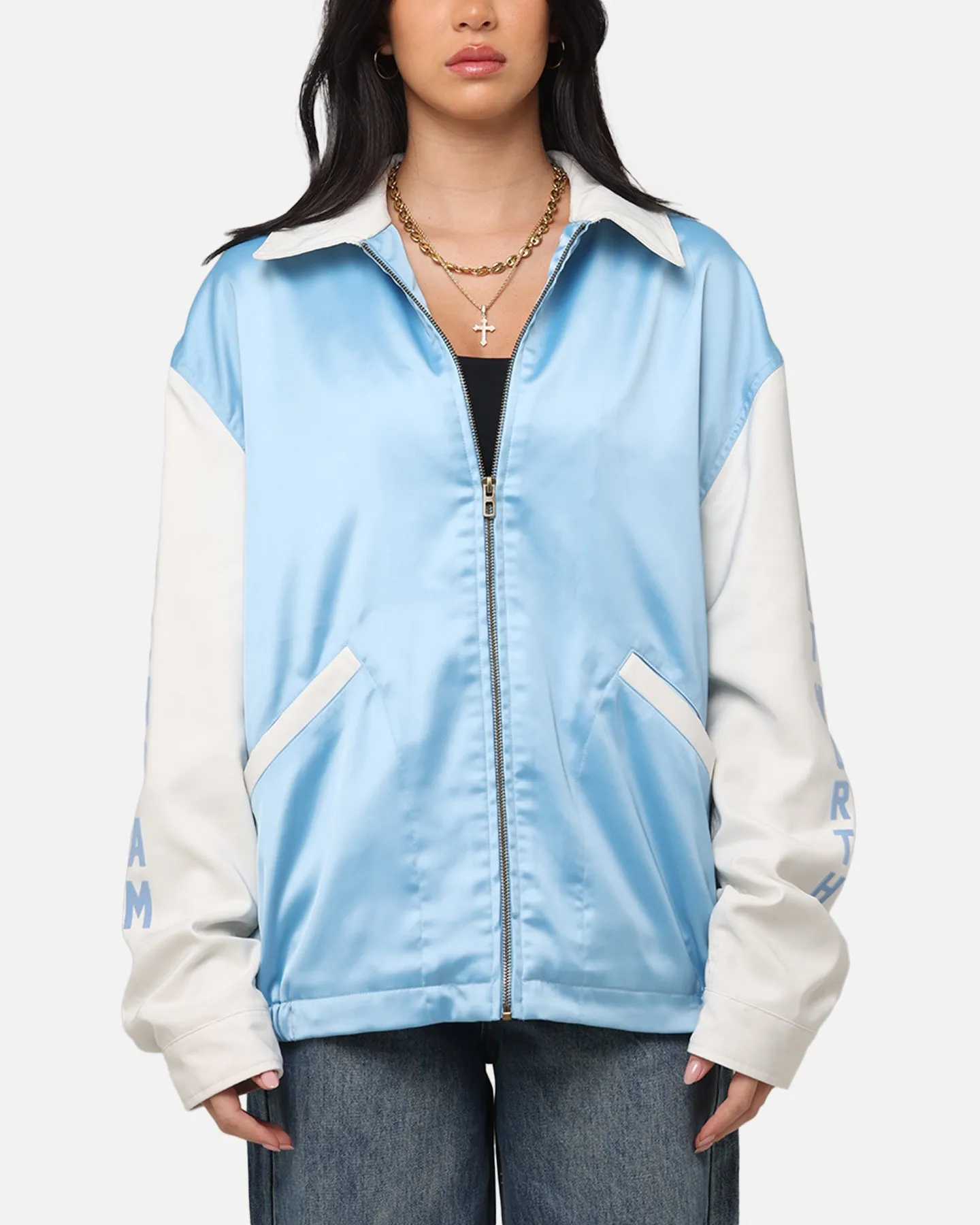 Champion 50's Team Captain Jacket Pale Blue