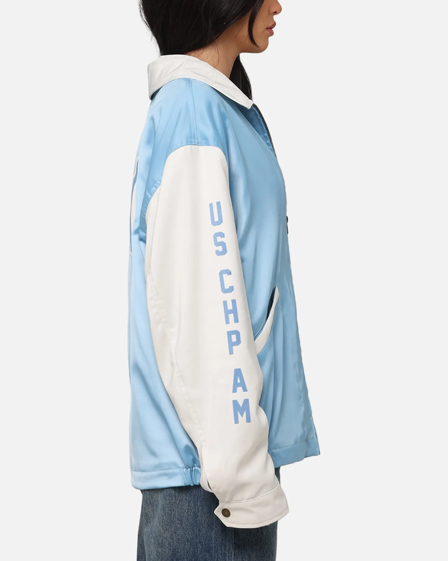 Champion 50's Team Captain Jacket Pale Blue