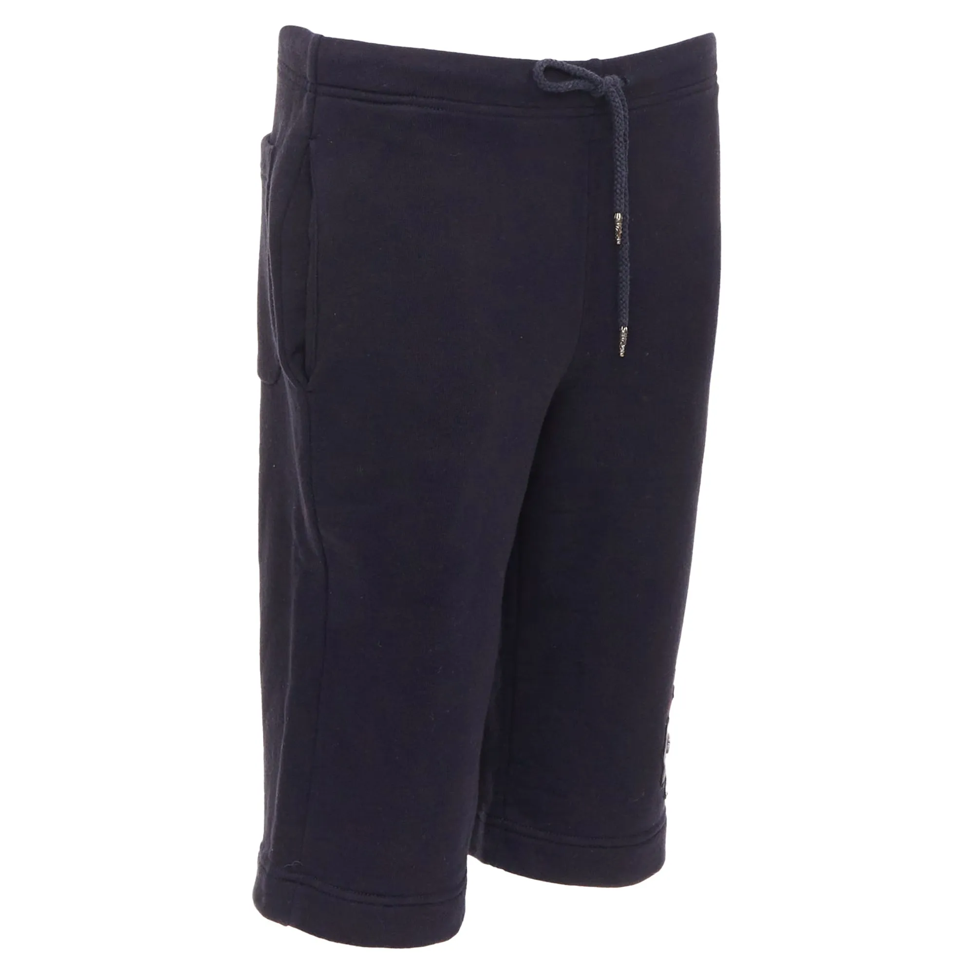 Chrome Hearts leather crucifix cross patch cotton bermuda shorts