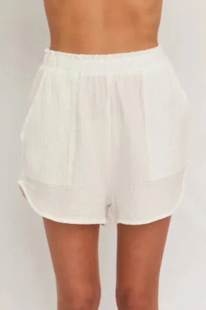 Citrine Raya Short In White