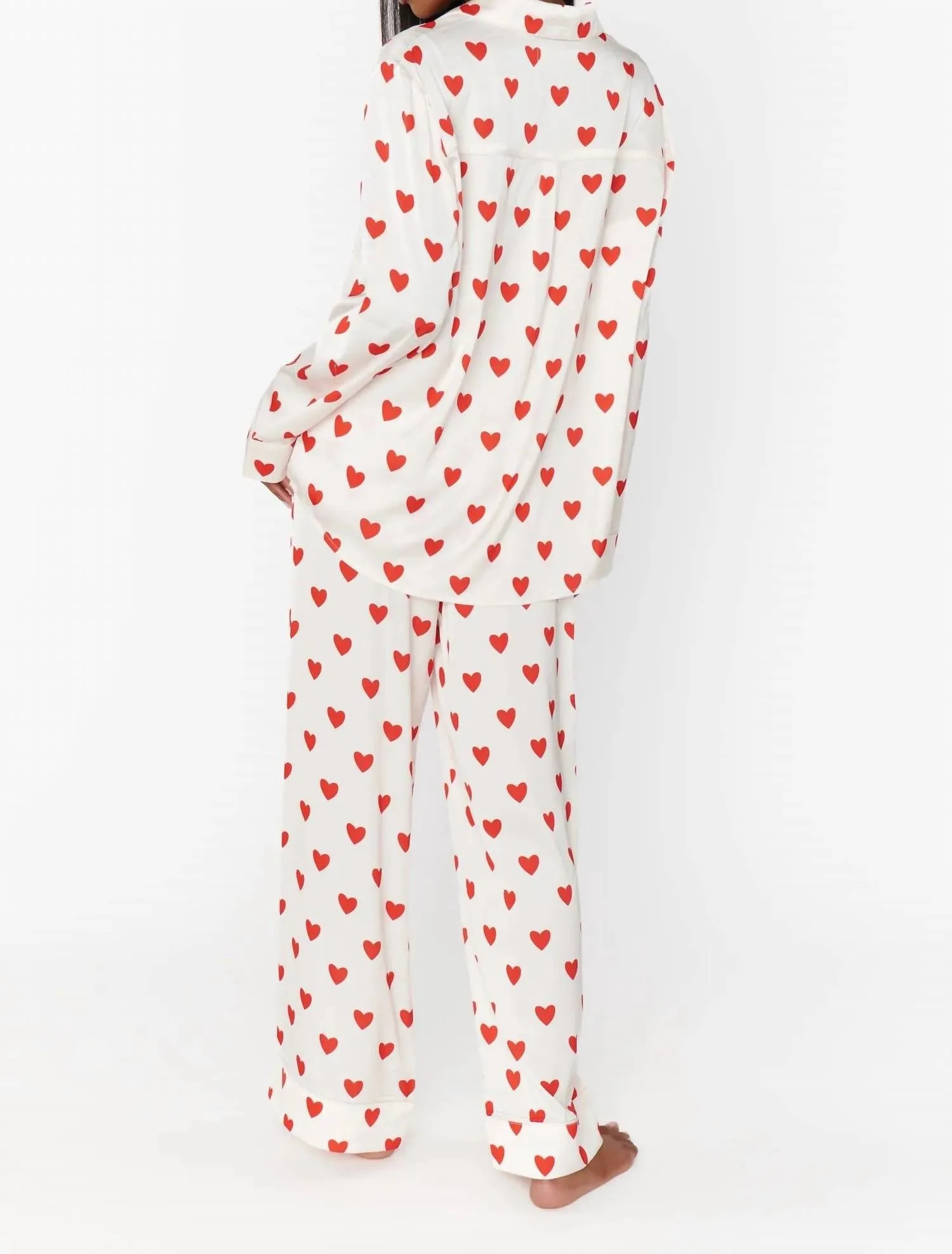 Classic Pj Set In Queen Of Hearts