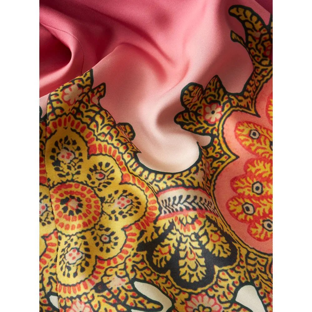Colour Shaded Twill Duster Coat