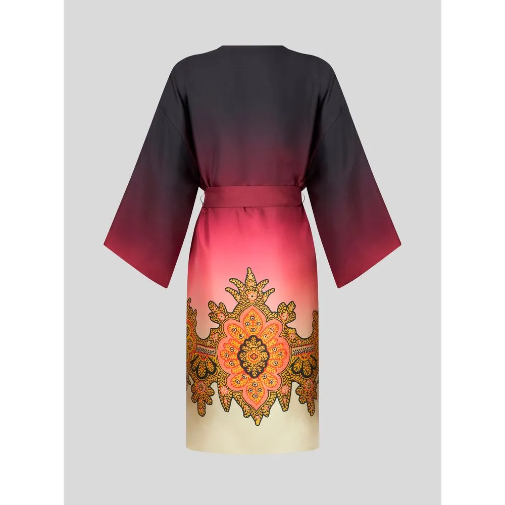 Colour Shaded Twill Duster Coat