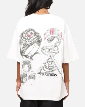 Criminal Damage Diamond Ring T-Shirt Off White