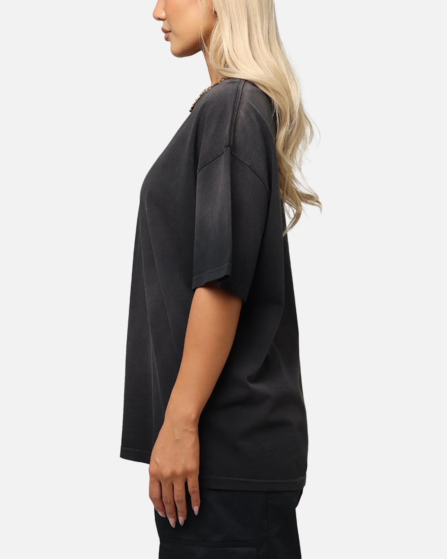 Culture Kings Sunfade T-Shirt Black Wash