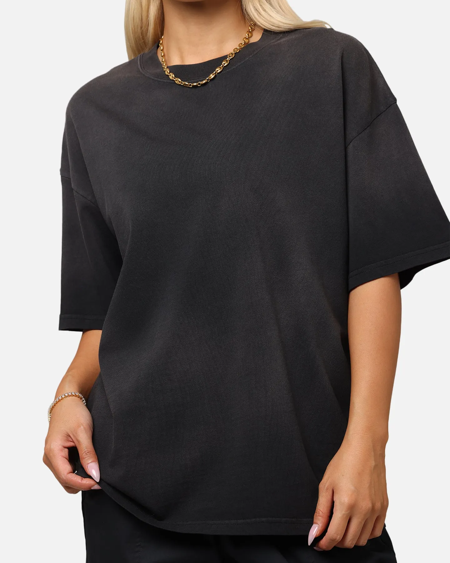 Culture Kings Sunfade T-Shirt Black Wash