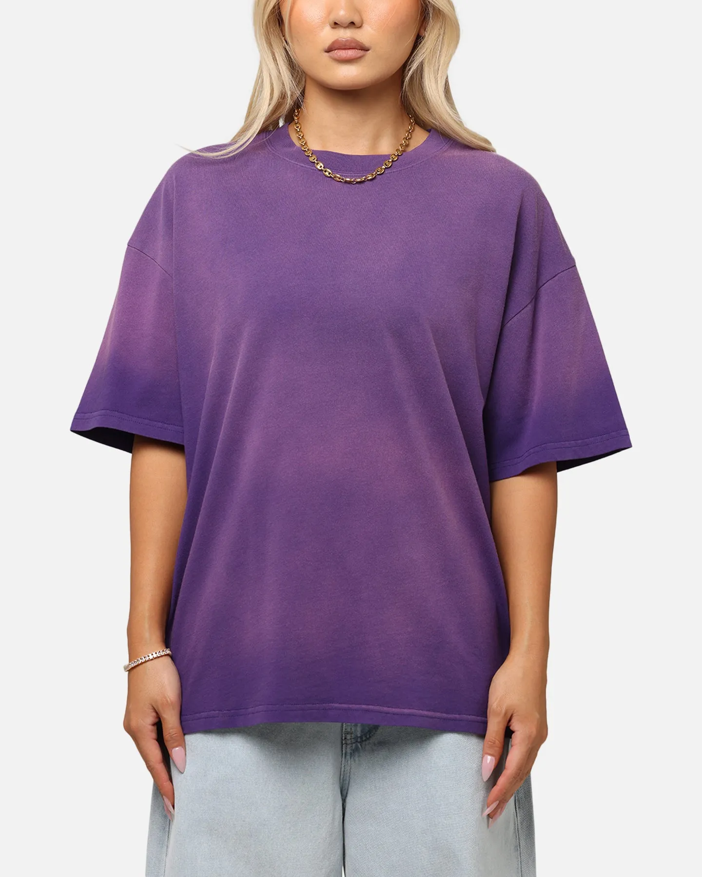 Culture Kings Sunfade T-Shirt Purple