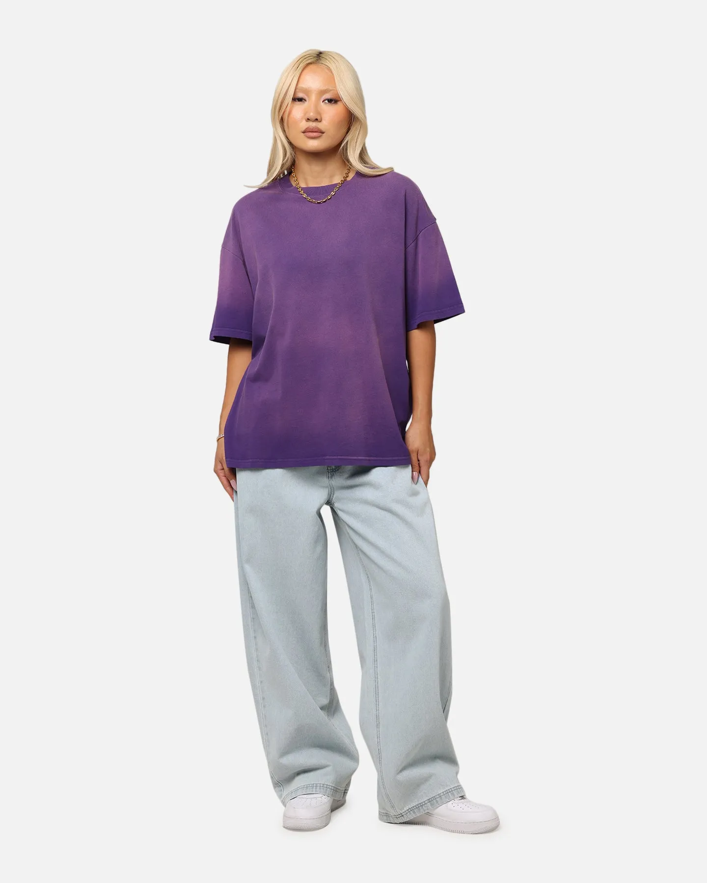 Culture Kings Sunfade T-Shirt Purple