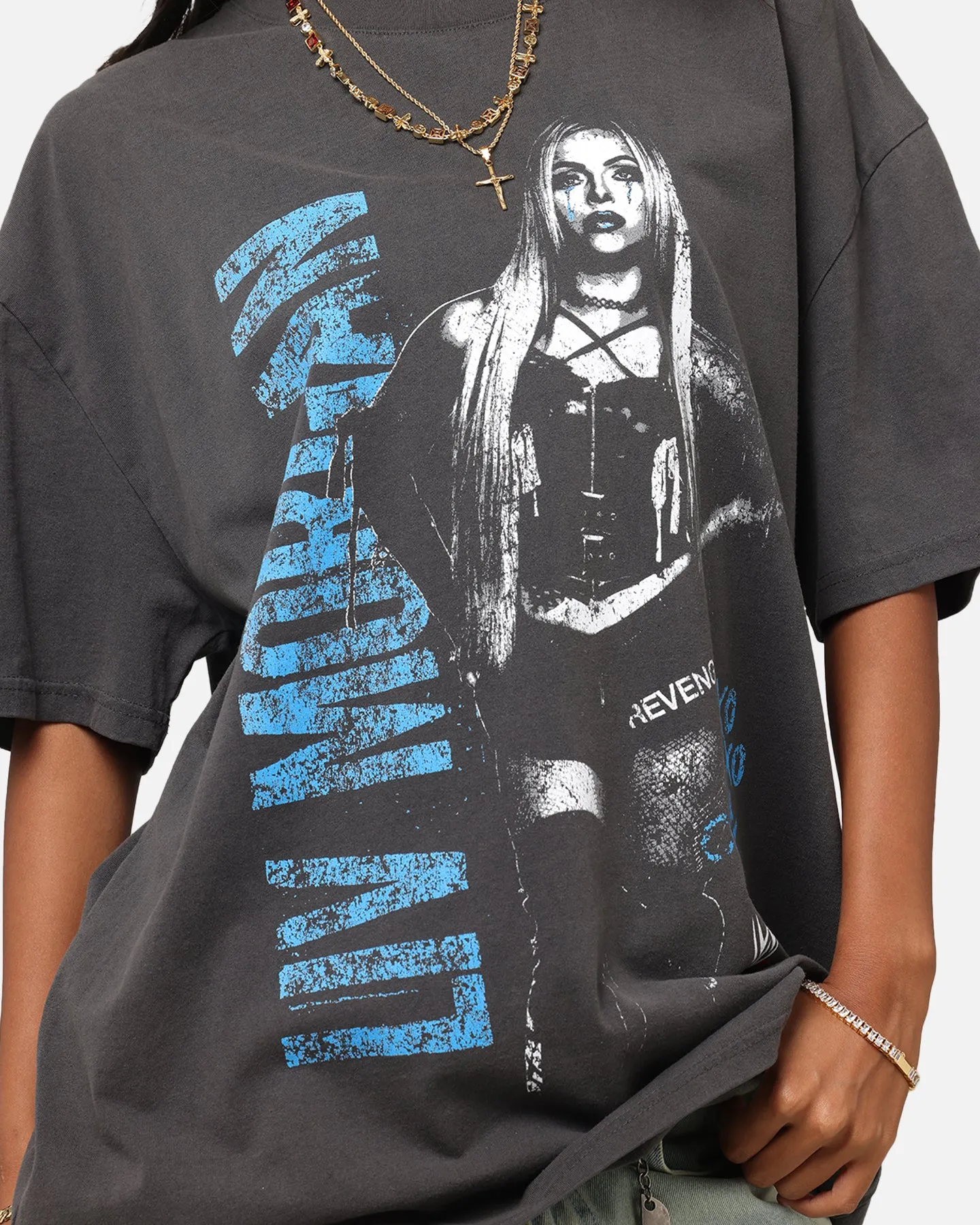 Culture Kings X WWE Liv Morgan Heavy T-Shirt Black Wash