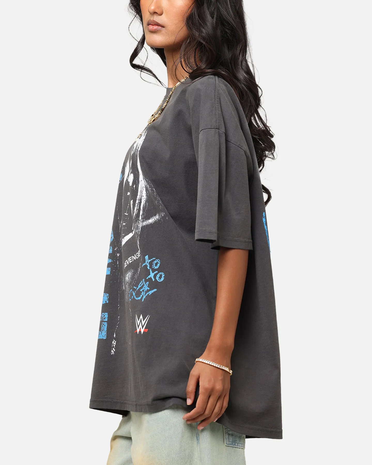 Culture Kings X WWE Liv Morgan Heavy T-Shirt Black Wash