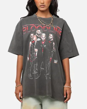 Culture Kings X WWE The Bloodline Heavy T-Shirt Black Wash