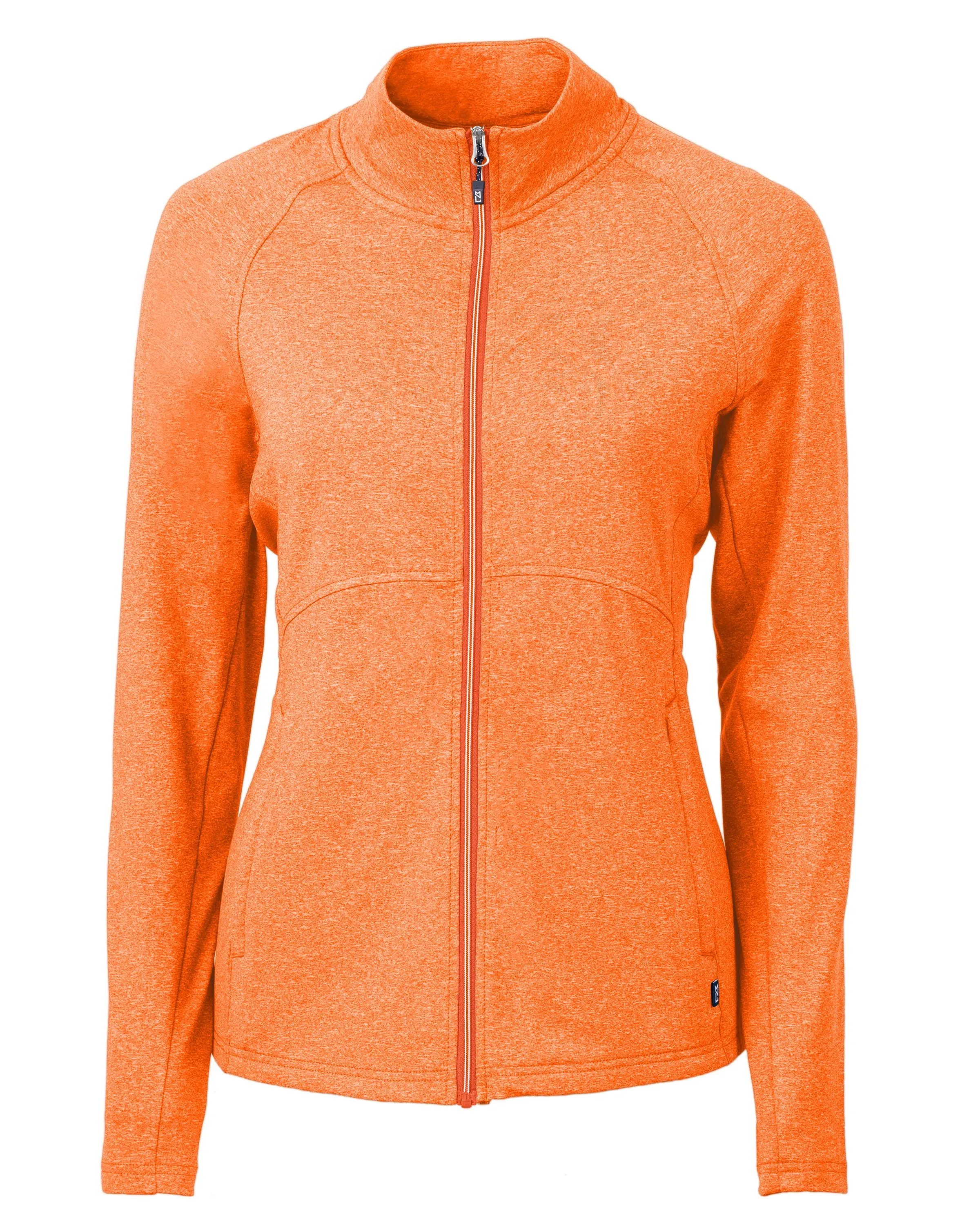 Cutter & Buck Adapt Eco Knit Heather Recycled Womens Full Zip