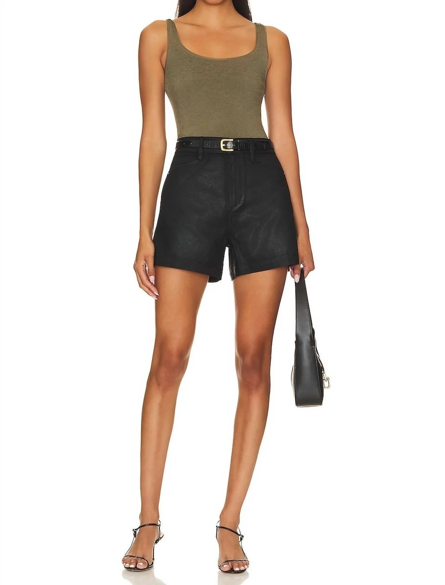 Dani Short With Novelty Coin Pocket In Midnight Oil Coating