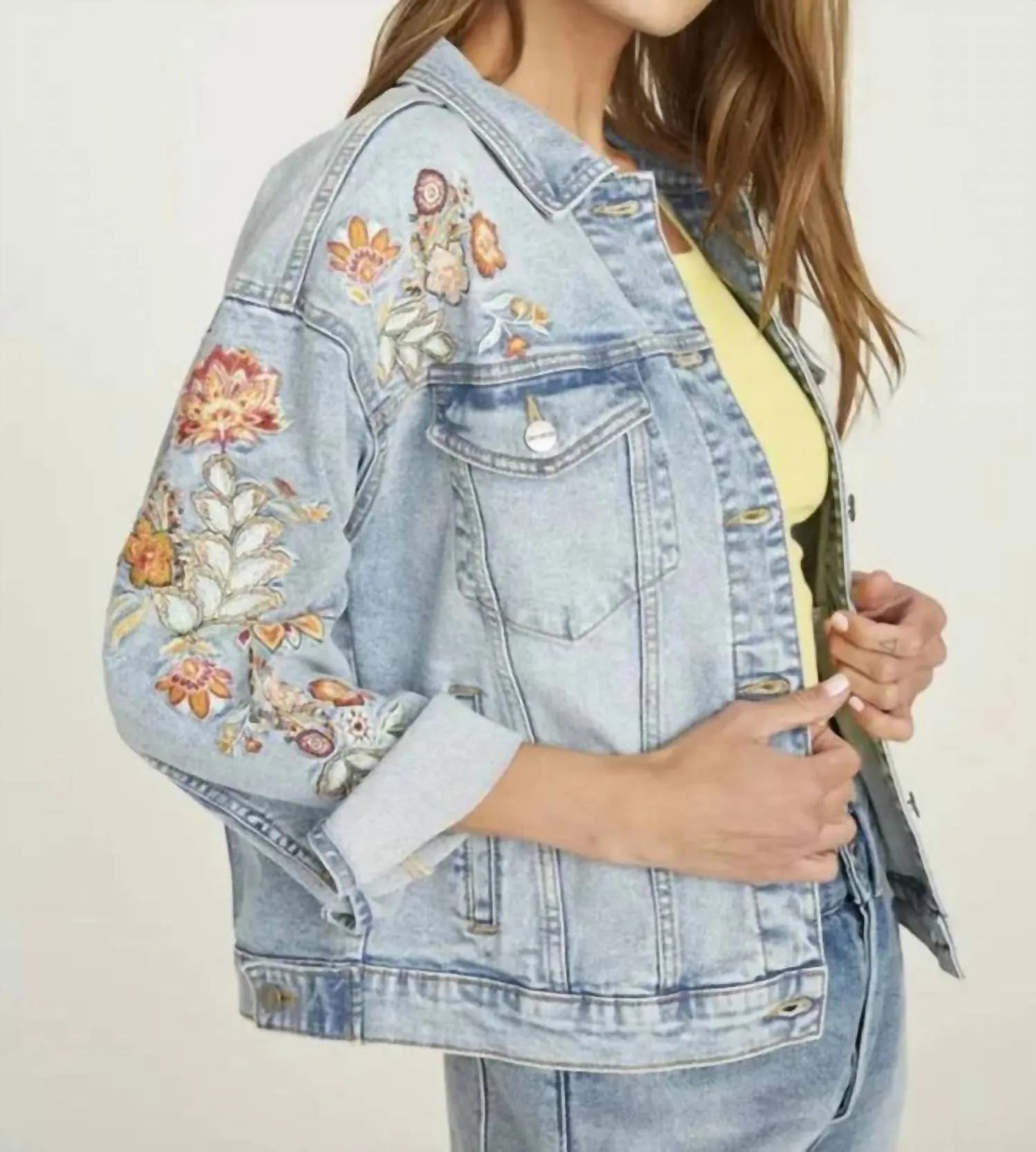 Denim Jacket X Talullah In Light Wash
