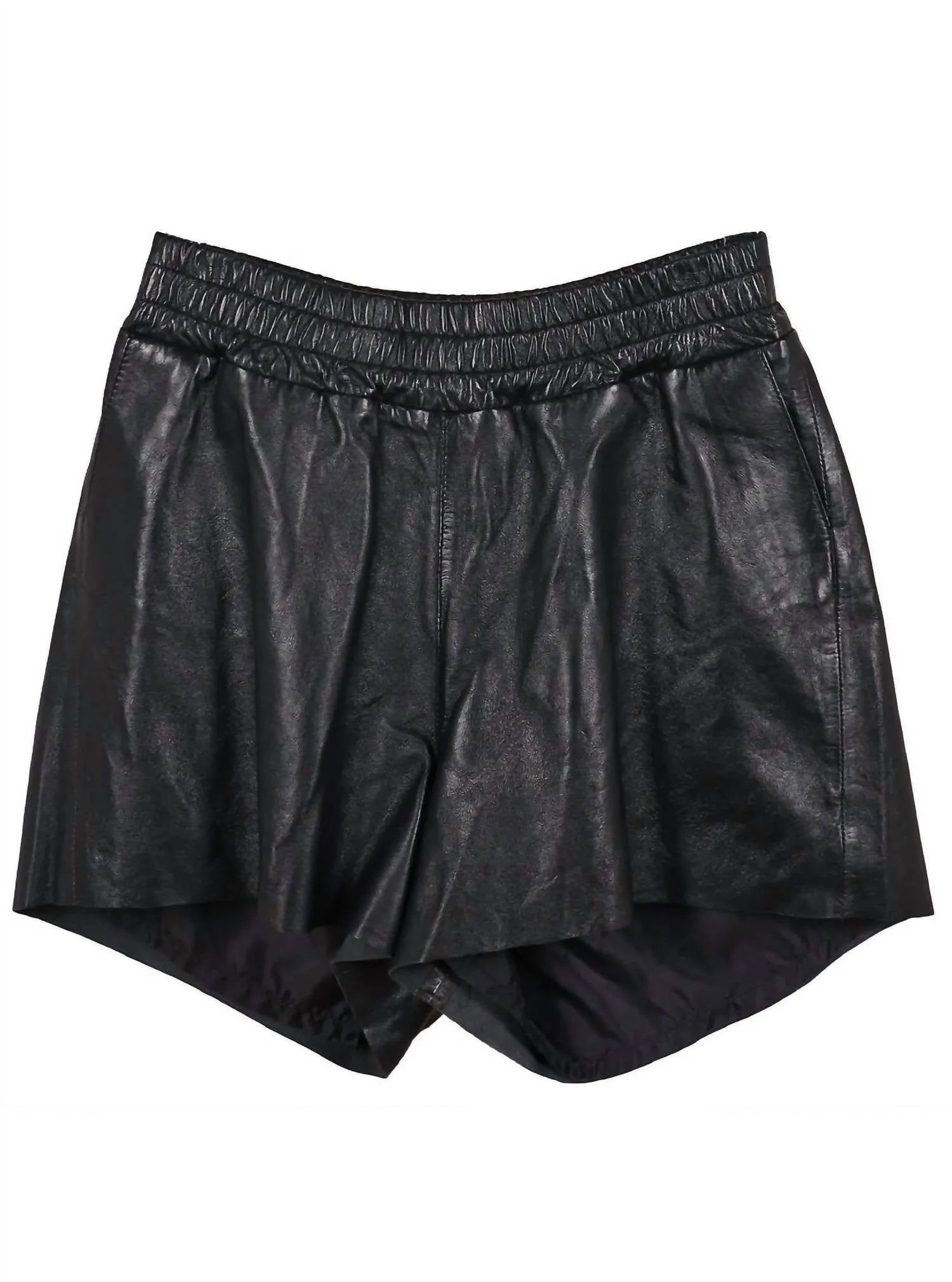 Dija Rf Leather Short In Black