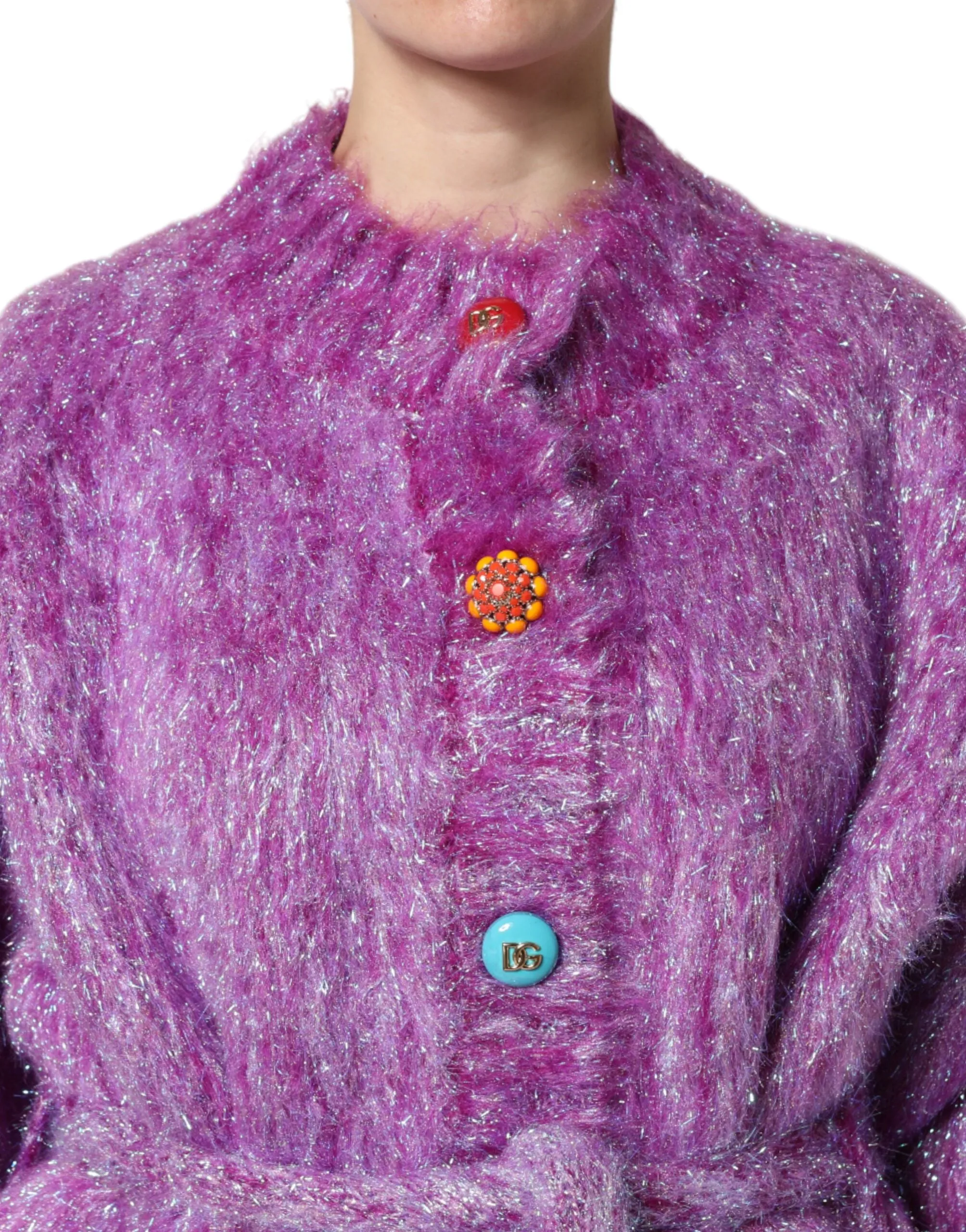 Dolce & Gabbana Button Embellished Trench Coat Women's Jacket