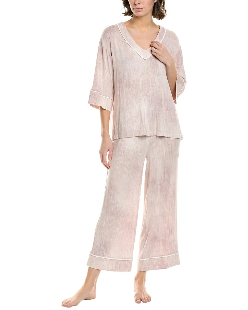 Donna Karan 2pc Top & Pant Pajama Set