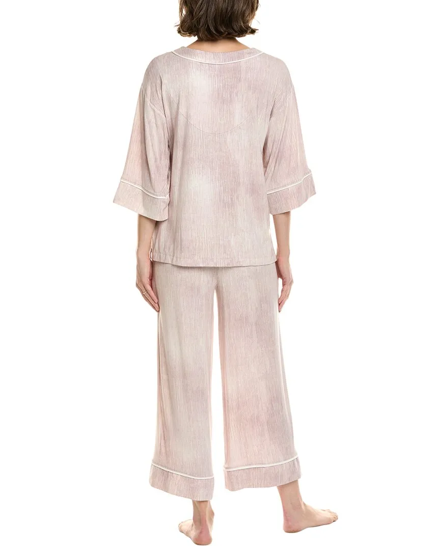 Donna Karan 2pc Top & Pant Pajama Set
