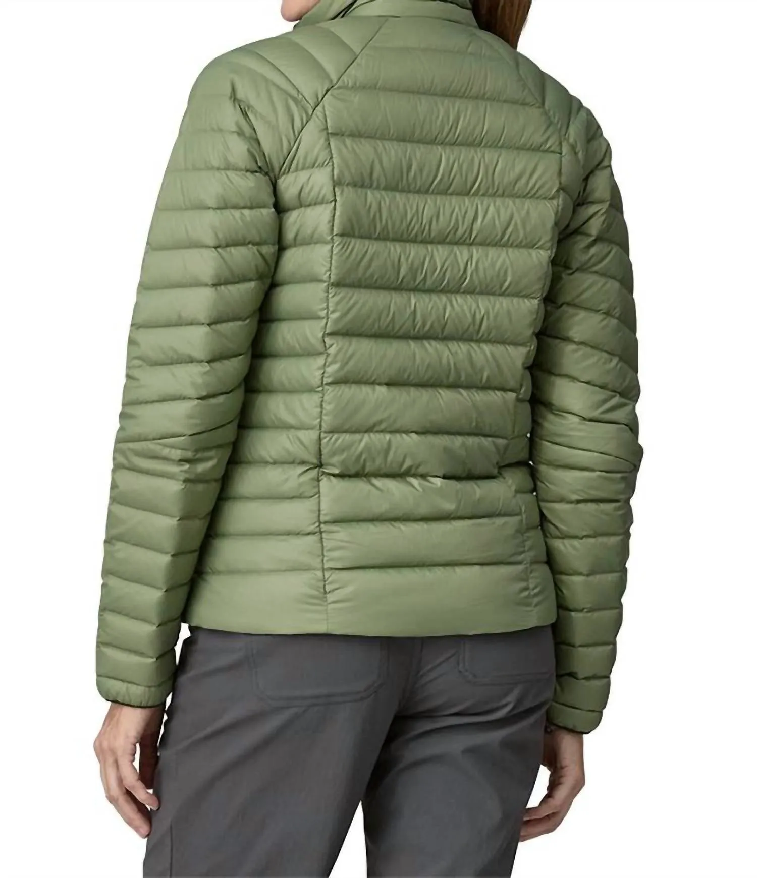 Down Sweater In Terrain Green