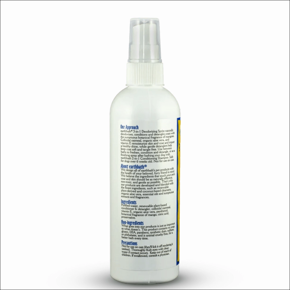 Earthbath Mango Tango Spritz for Dogs and Cats