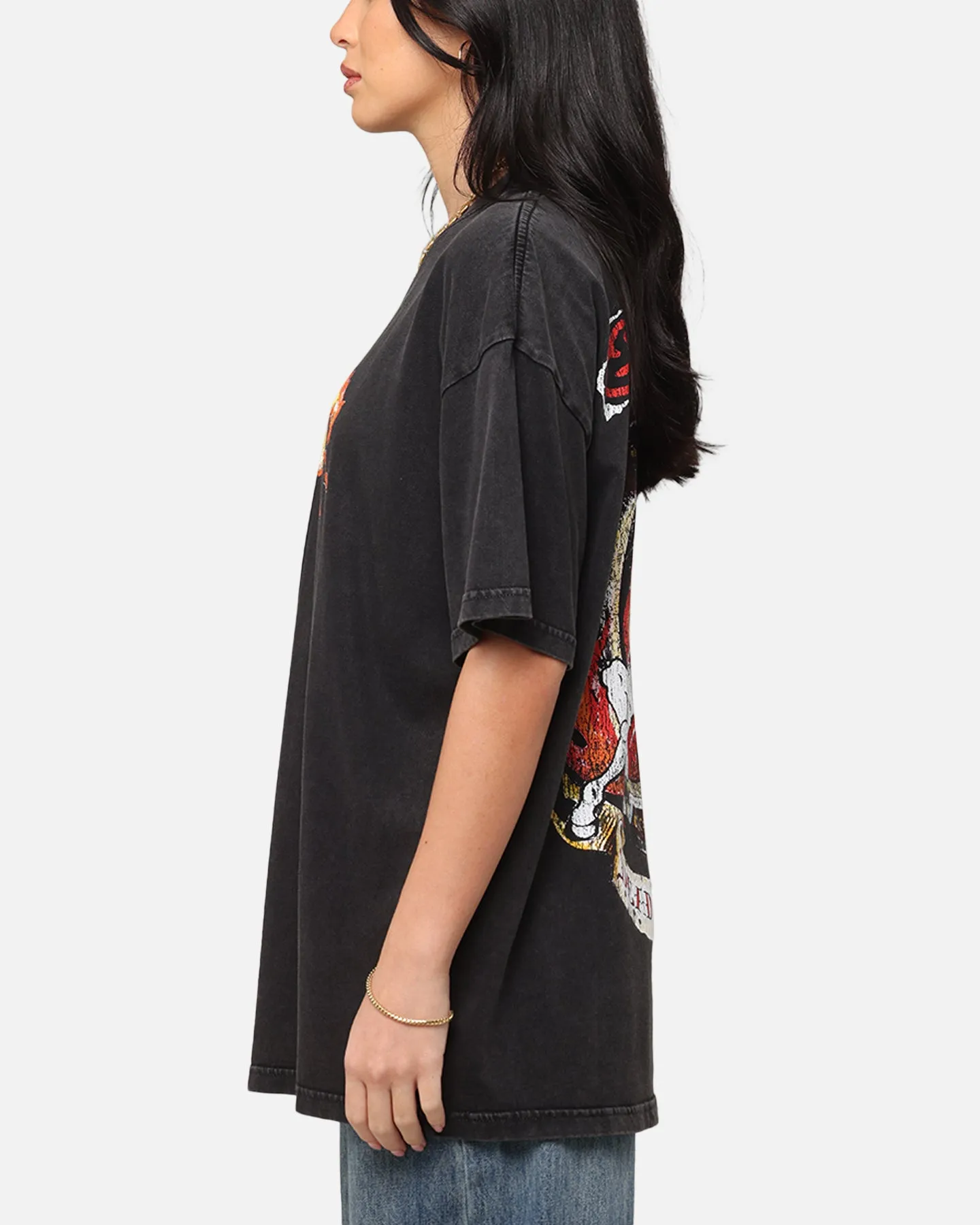 Ed Hardy Horse Power Vintage T-Shirt Black Acidwash
