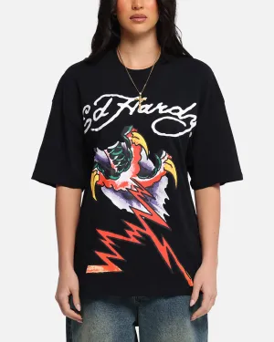 Ed Hardy Lightning T-Shirt Black