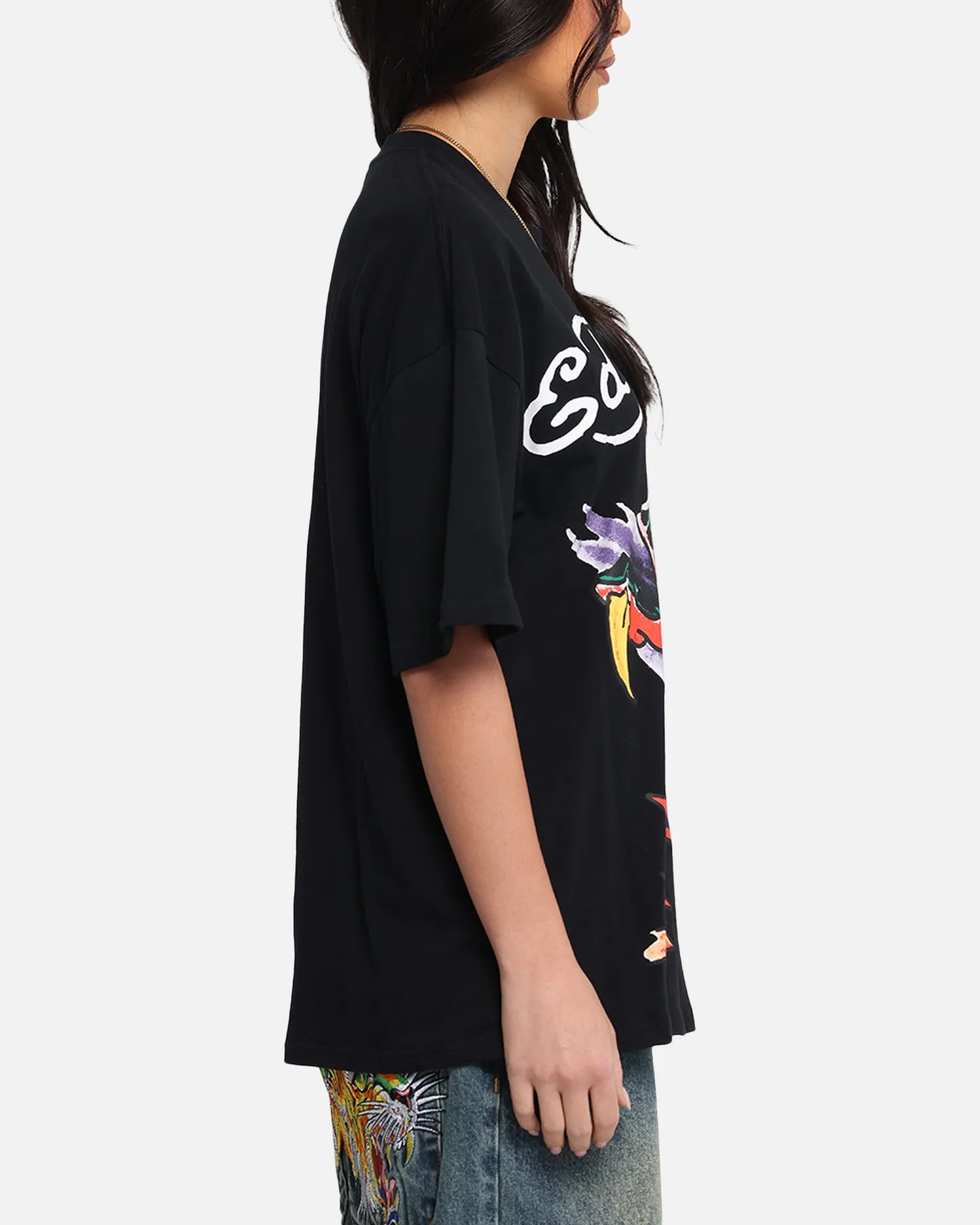 Ed Hardy Lightning T-Shirt Black