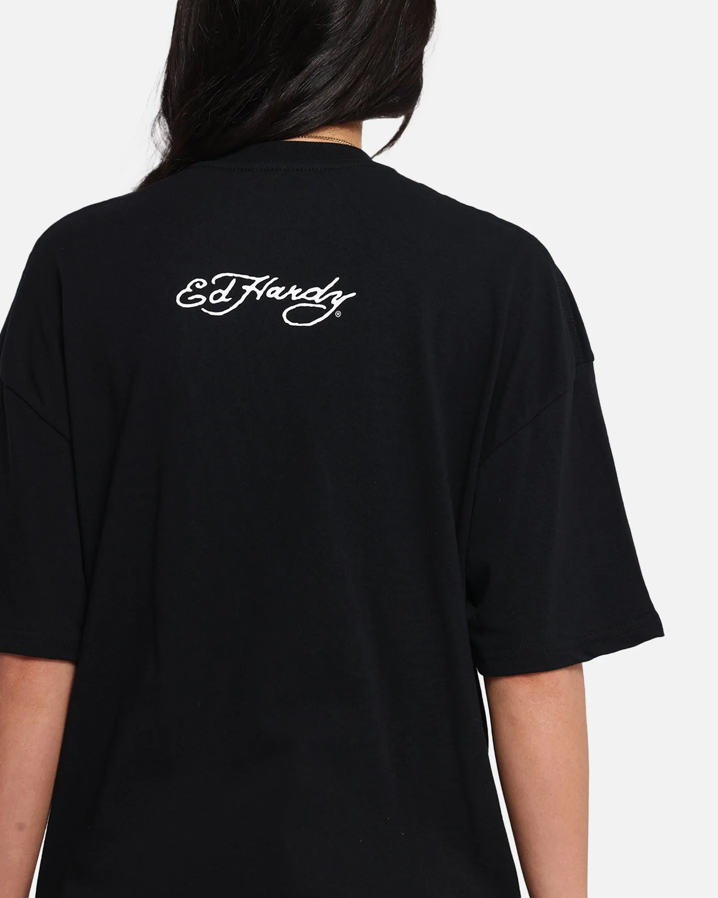 Ed Hardy Lightning T-Shirt Black