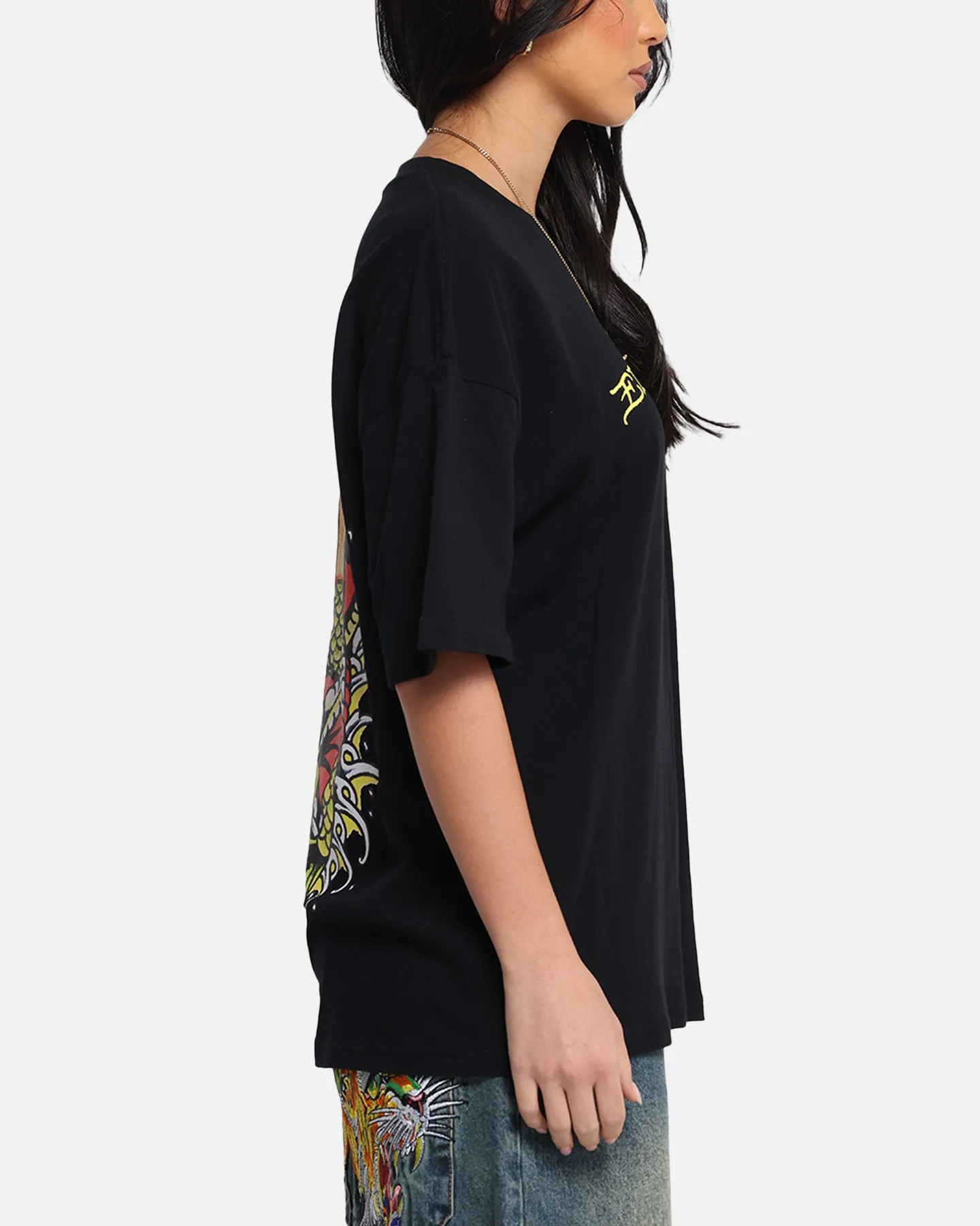 Ed Hardy Mermaid T-Shirt Black
