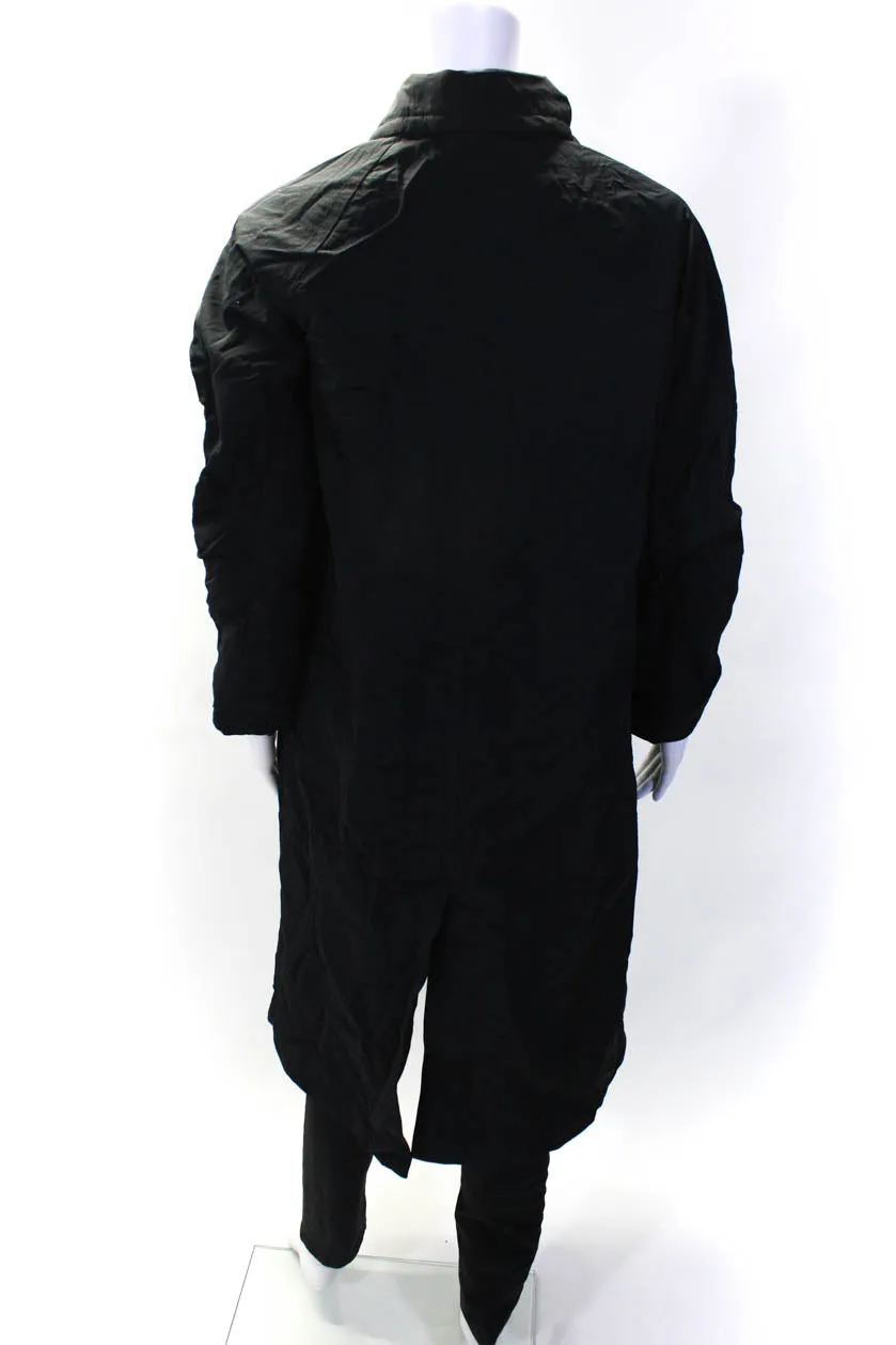 Everlane Womens The ReNew Mac Coat  Black