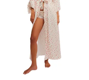 First Blush Robe In Ivory Combo
