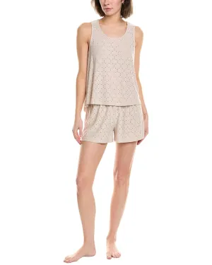 Flora by Flora Nikrooz 2pc Eyelet Tank & Short Set