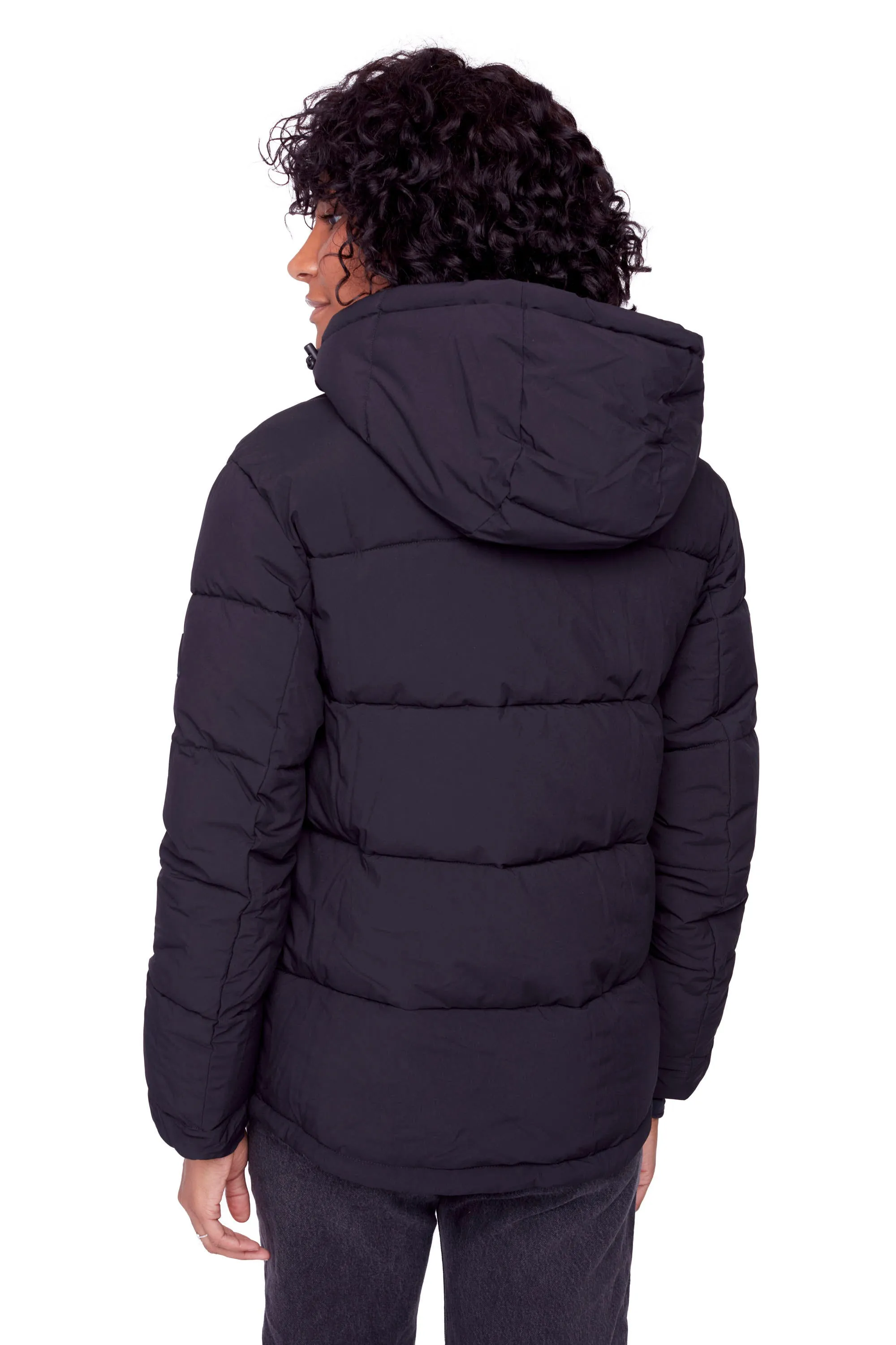 FORILLON | WOMEN'S VEGAN DOWN (RECYCLED) SHORT QUILTED PUFFER JACKET