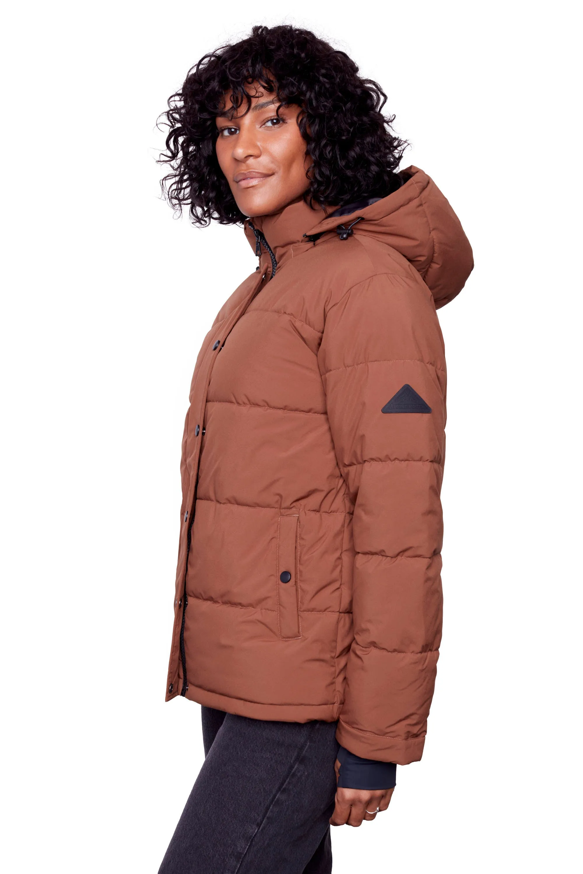 FORILLON | WOMEN'S VEGAN DOWN (RECYCLED) SHORT QUILTED PUFFER JACKET