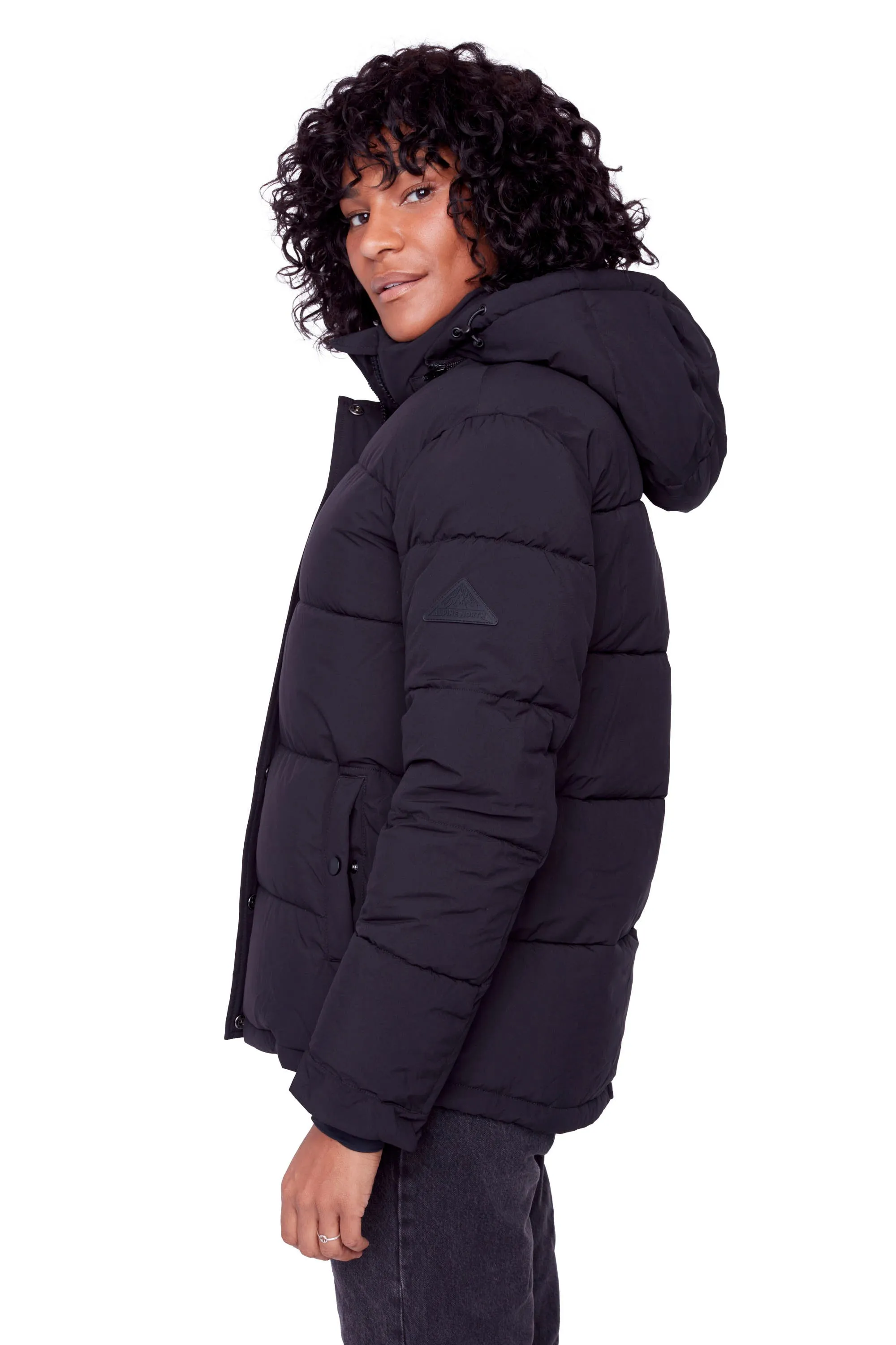 FORILLON | WOMEN'S VEGAN DOWN (RECYCLED) SHORT QUILTED PUFFER JACKET
