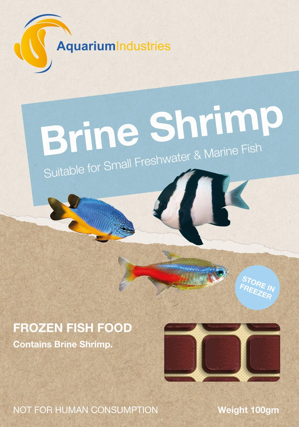 Frozen Brine Shrimp (100g)