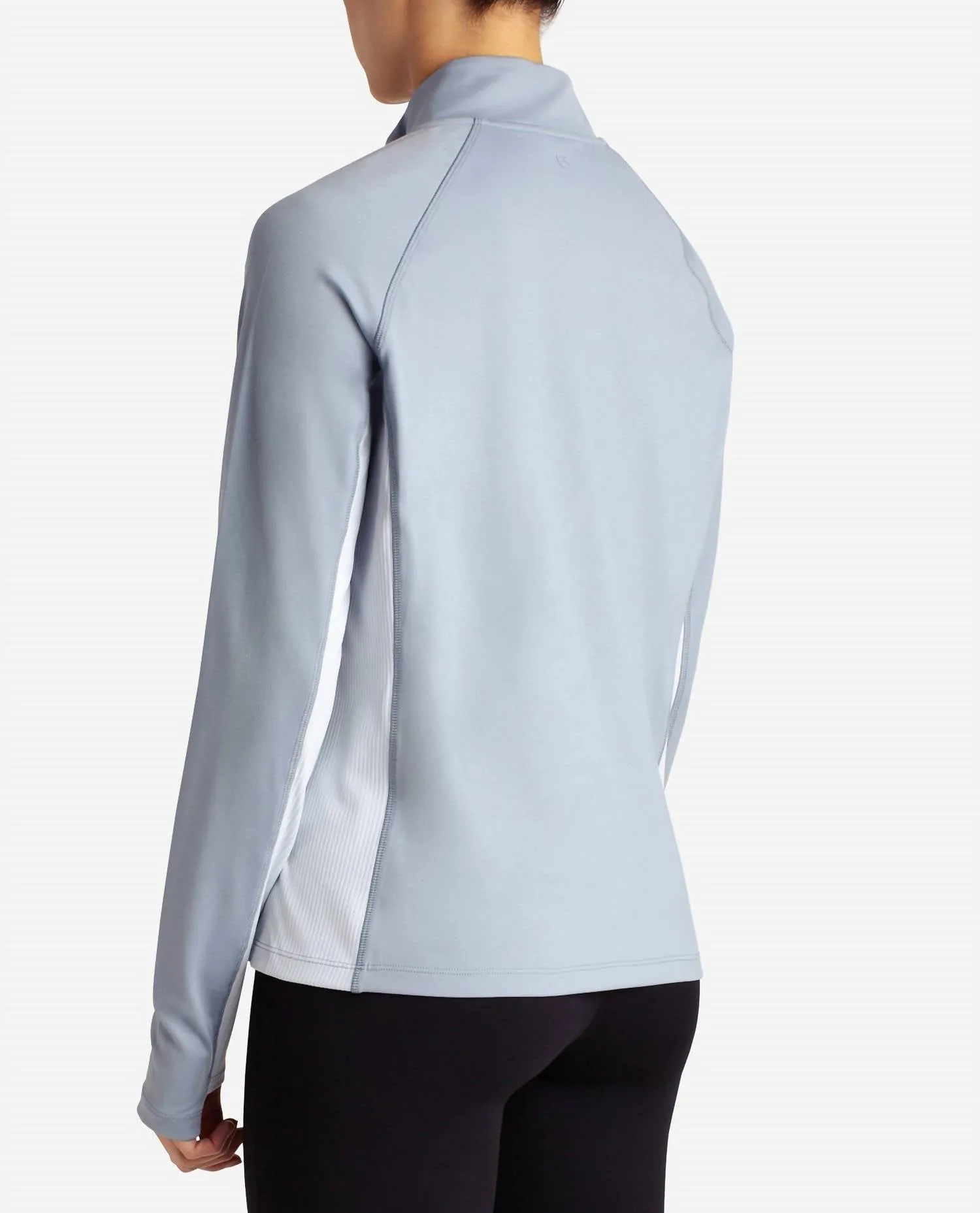 Full-Zip Colorblocked Yoga Jacket In Dsk Nebula And Gray Dawn