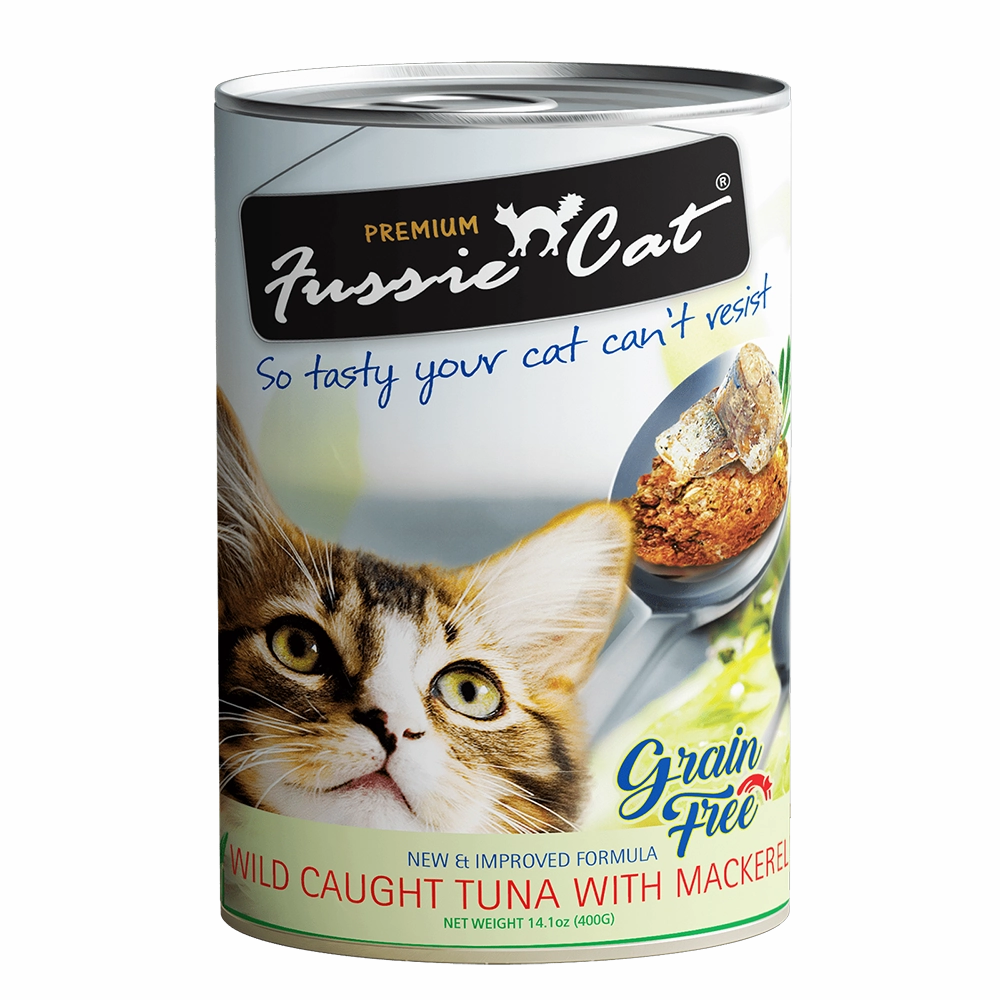Fussie Cat Wild Caught Tuna with Mackerel 400g