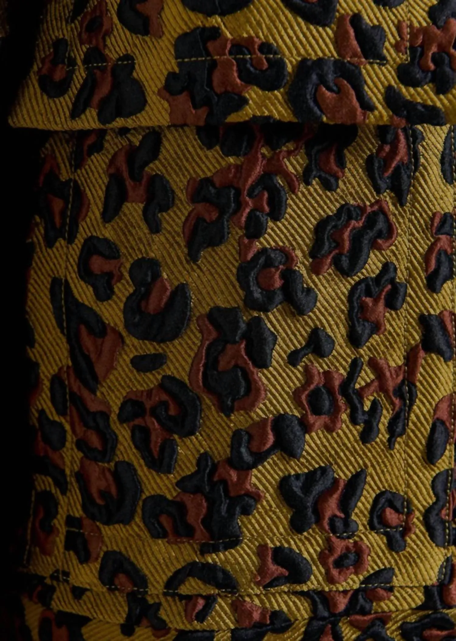 Gallant Jacquard Jacket In Leopard