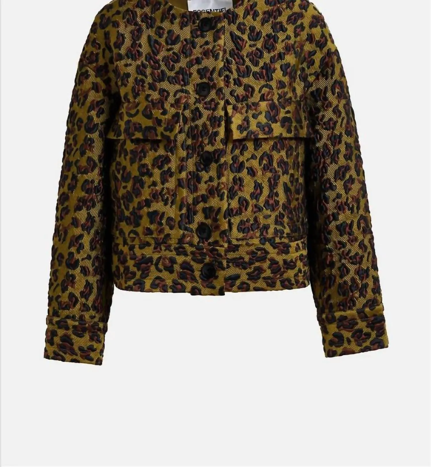 Gallant Jacquard Jacket In Leopard