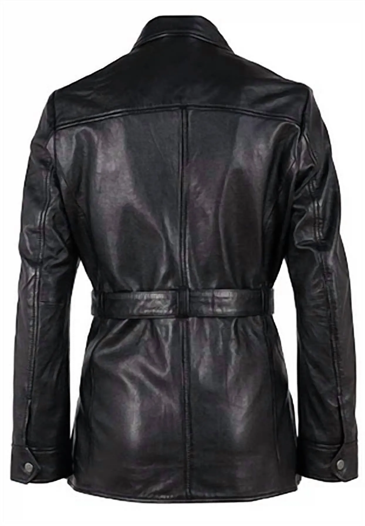 Gennie Leather Jacket In Black