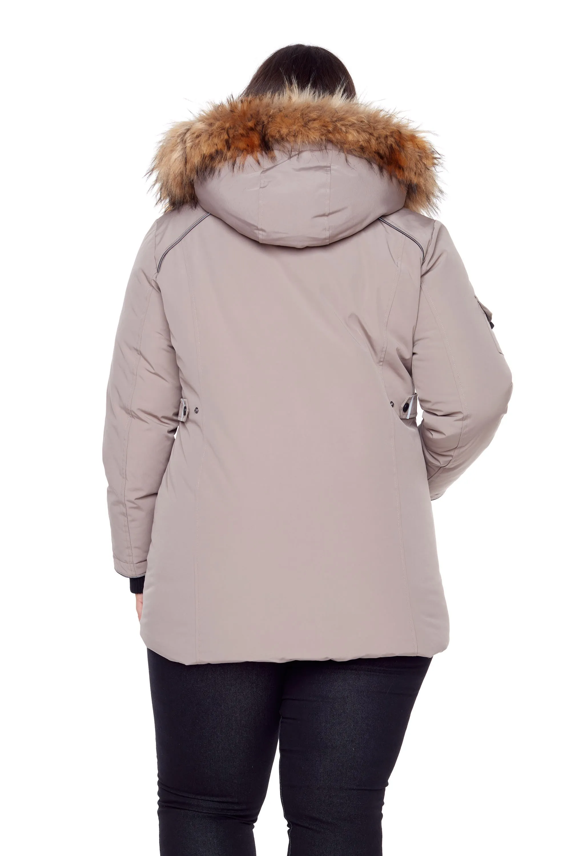 GLACIER PLUS | WOMEN'S VEGAN DOWN (RECYCLED) PARKA (PLUS SIZE)