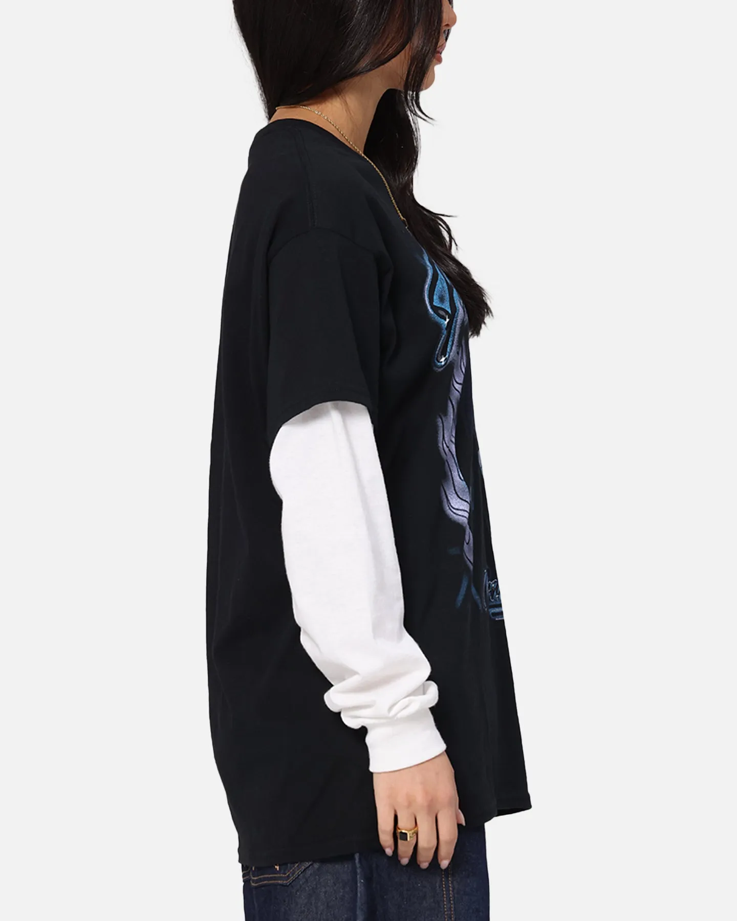 Goat Crew Disney Fantasia Chernabog Airbrush T-Shirt Black