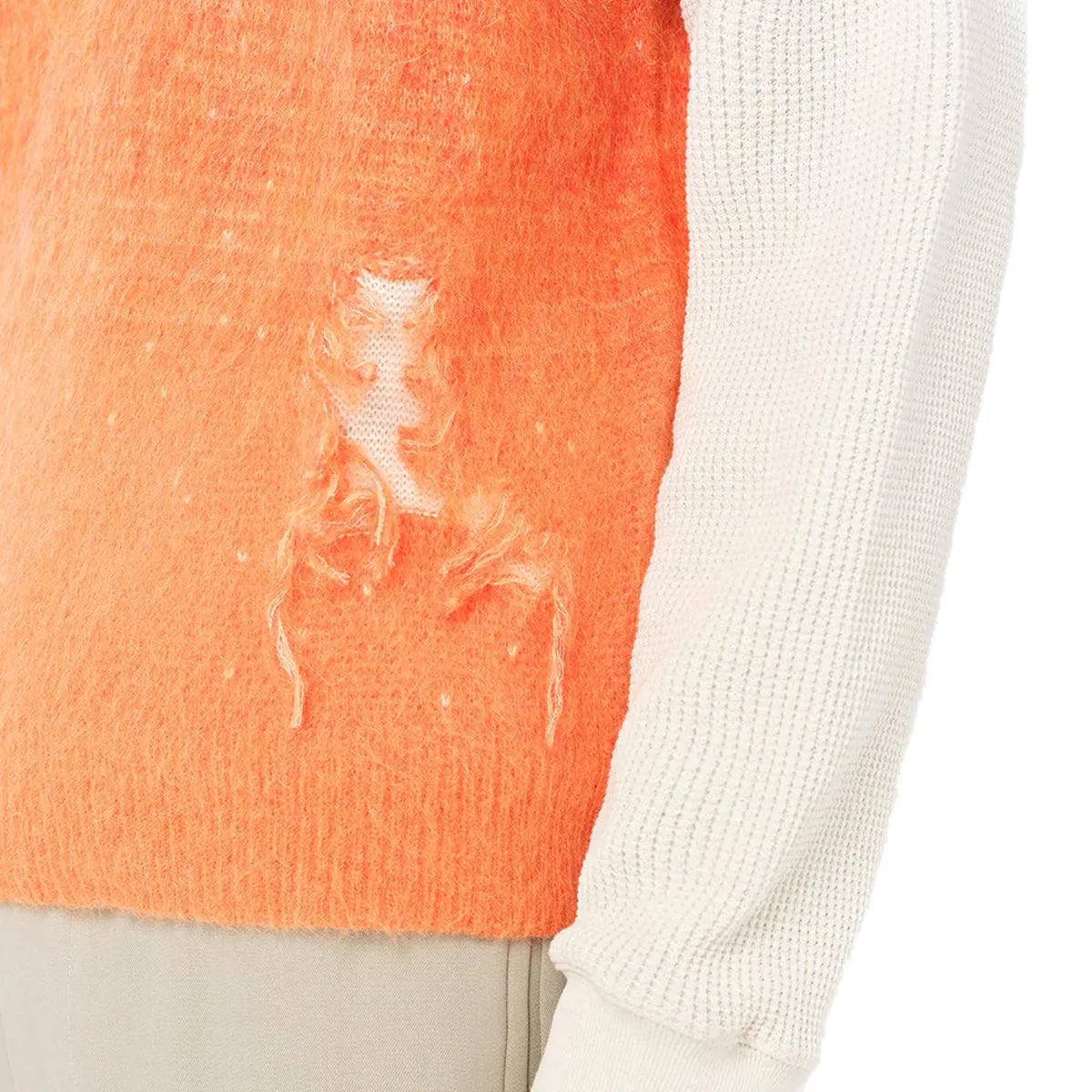 Gradient Mohair Vest 'Sunkist'