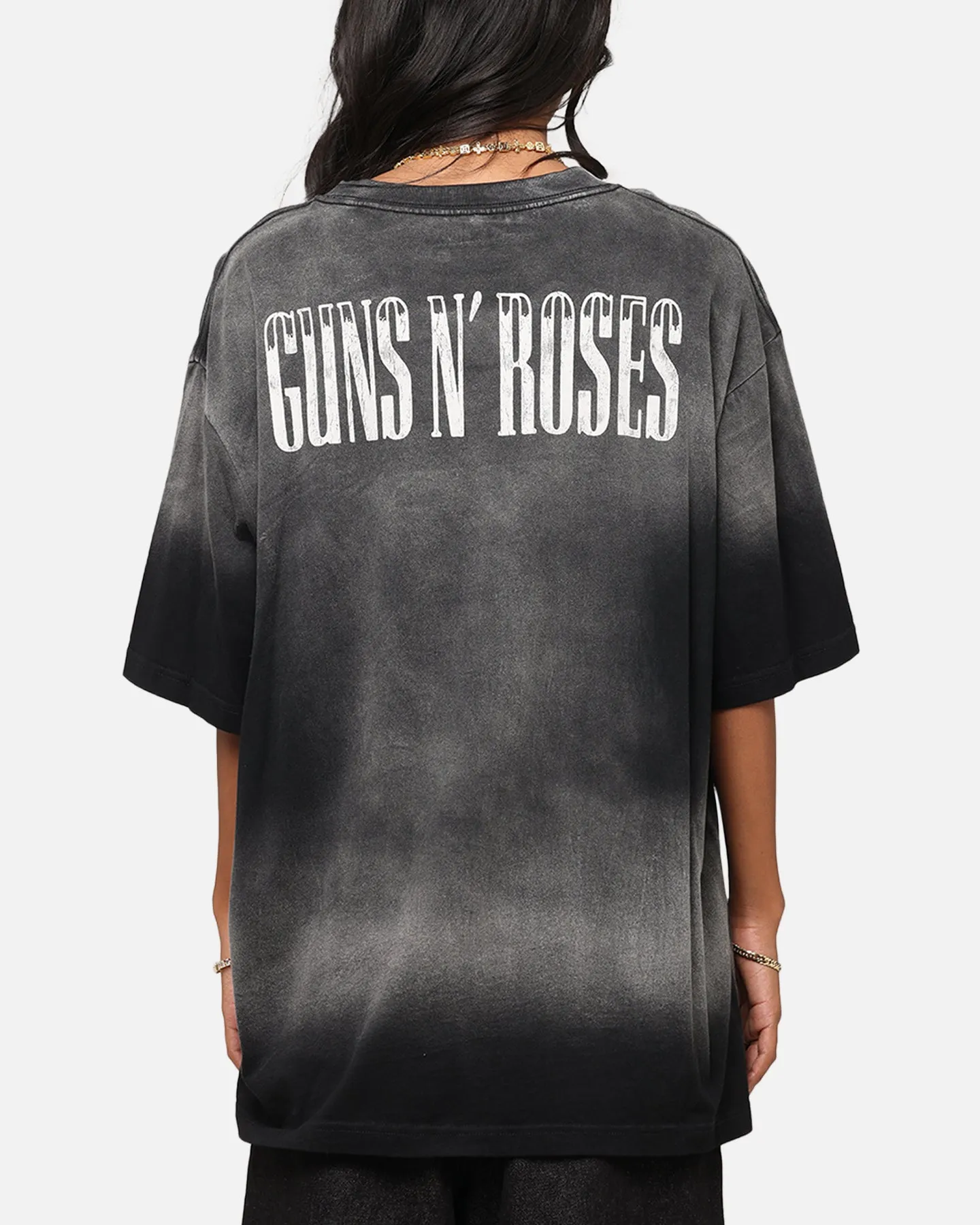 Guns N Roses LA Roses Vintage T-Shirt Washed Black