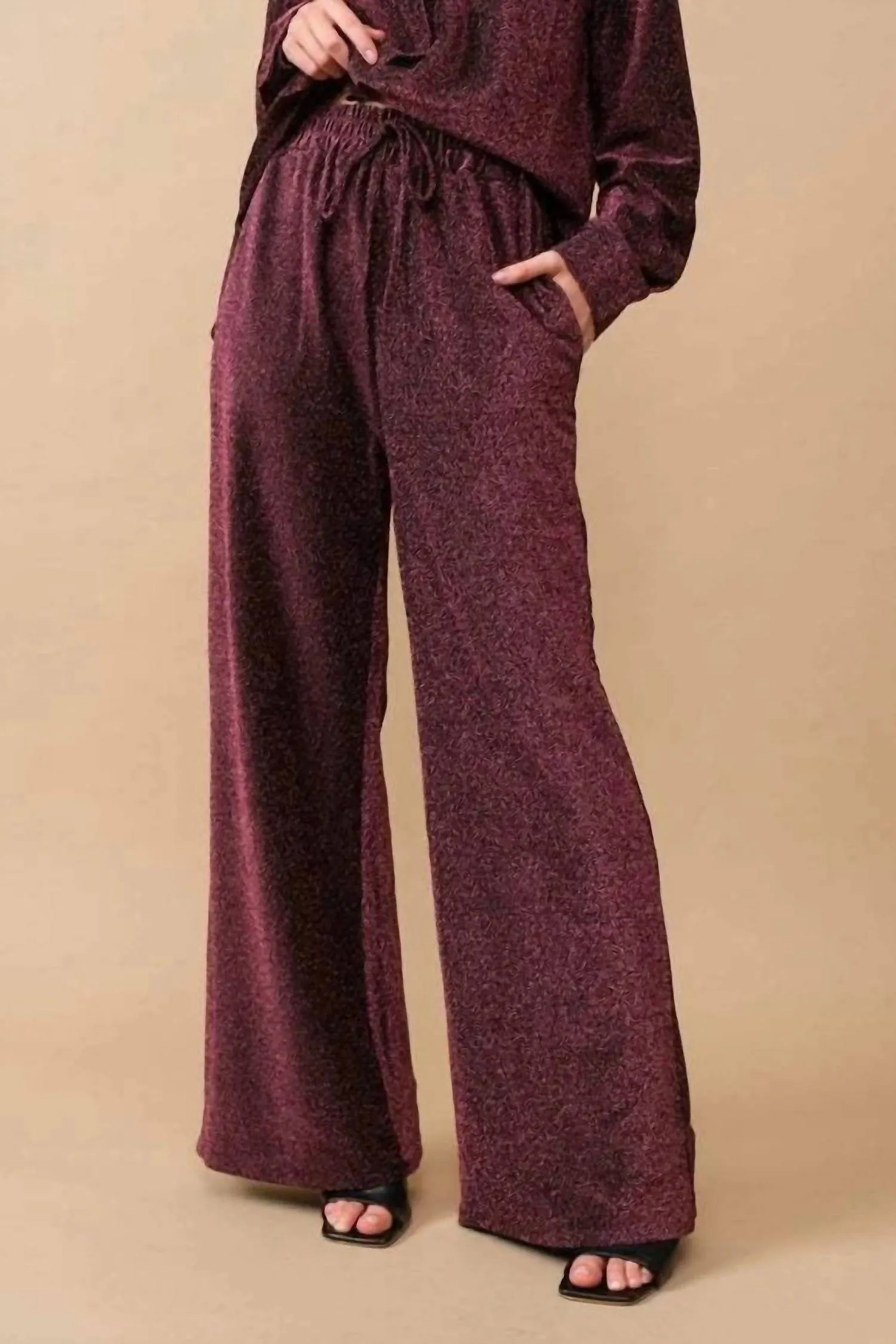 Halsey Metallic Set In Rose