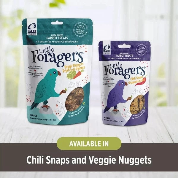 Hari Little Foragers Parrot Treats - Veggie Nuggets Bird Treats