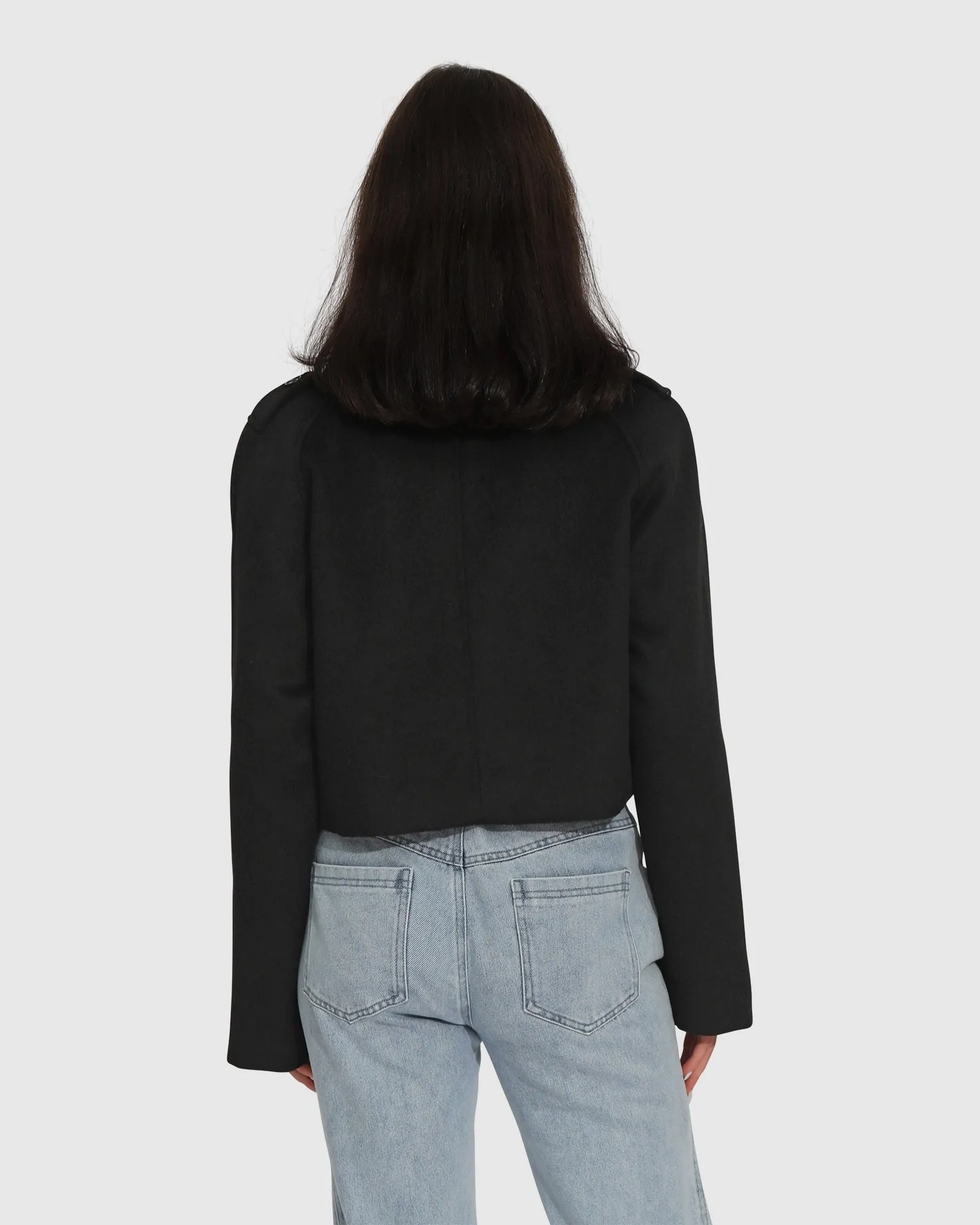 High For This Wool Blend Coat